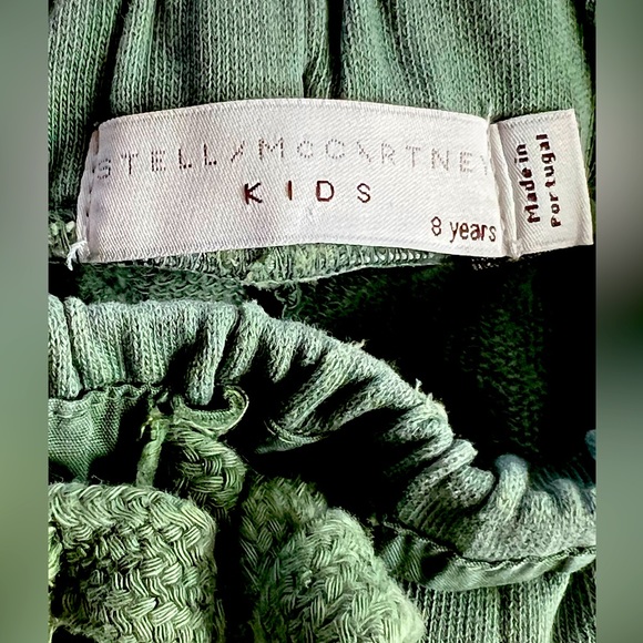 Stella McCartney Kids Army Green Shorts - Picture 1 of 5